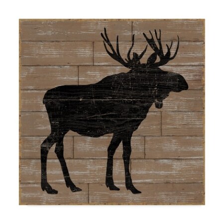 Trademark Fine Art Sue Schlabach 'Lake Lodge I Brown No Words' Canvas Art, 14x14 WAP08268-C1414GG
